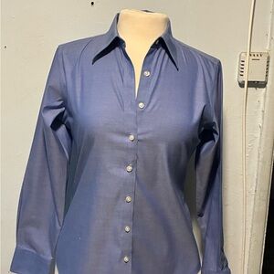 Lands' End Sky Blue Blouse